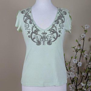 Esprit Light Mint V-Neck Blouse